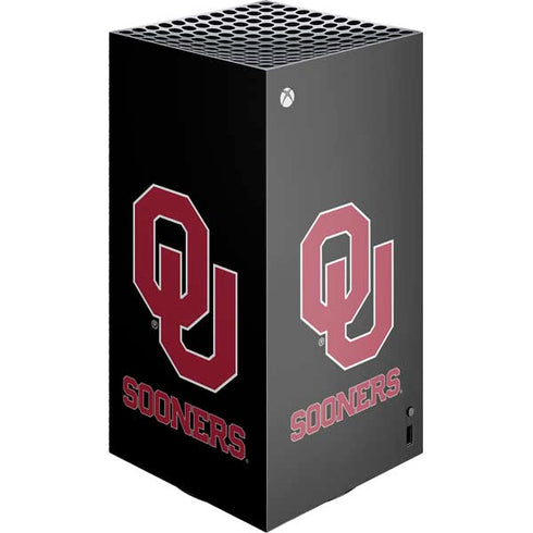 University of Oklahoma Sooners Black XBox Series X Digital Edition Console Skin
